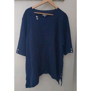Habitat Pieced Button Tunic Blouse